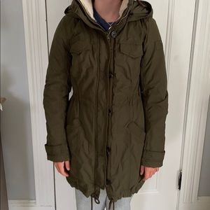 Woman’s fleece lined coat